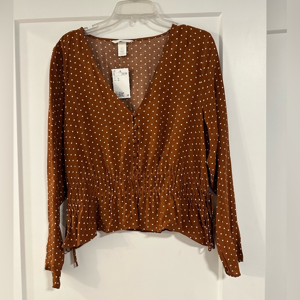 Fall top from H&M, Size 12, New with Tags